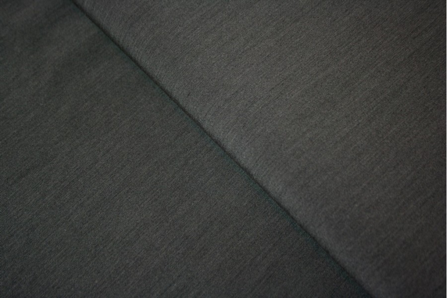10cm leichter Kostümstoff Polyester/Viscose, leicht elastisch, grau  (Grundpreis € 10,00/m)